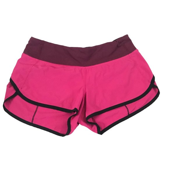 Lululemon Speed Short Hot Pink Sz 4 - Picture 1 of 6